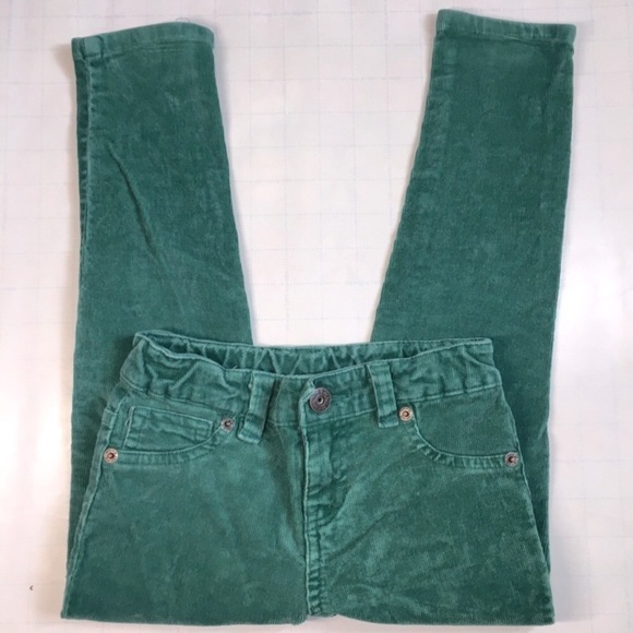 Bundle 2 Pcs Set Little Girls Floral Long sleeve top and Green Velvet Pant - Picture 15 of 16